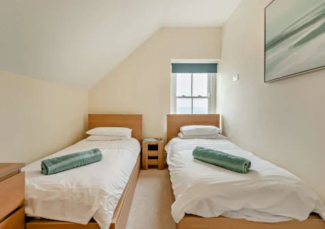 Bedroom #2 at 4 Northcliffe House, Tenby
