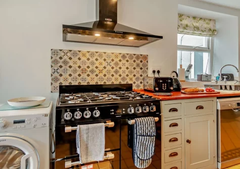 The kitchen at 4 Queens Parade, Tenby