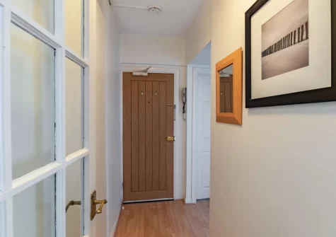 The hallway at 5 Cheltenham House, Tenby