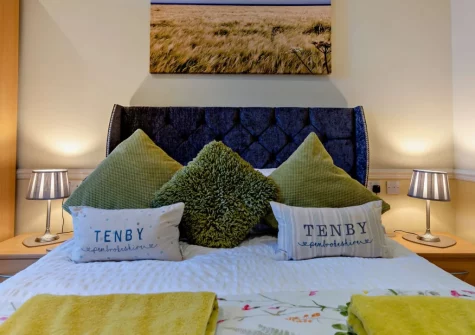 Bedroom #1 at 5 South Beach Court, Tenby