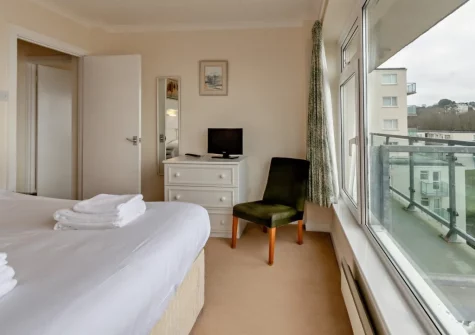 Bedroom #1 at 50 Croft Court, Tenby