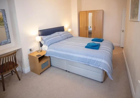 Bedroom #1 at 6 Richmond House, Tenby