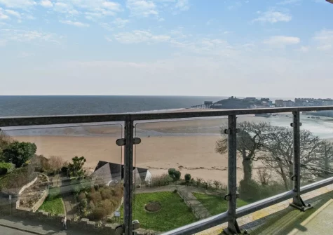 The balcony at 60 Croft Court, Tenby