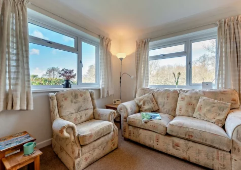The living area at 7 Oakridge Acres, Tenby