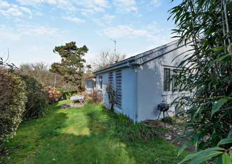 The garden at 7 Oakridge Acres, Tenby