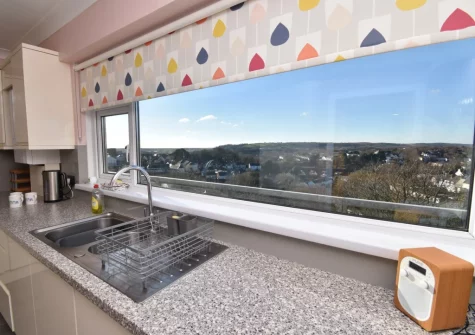 The kitchen at 74 Croft Court, Tenby