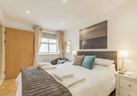 Bedroom #1 at 8 Cobourg House, Tenby