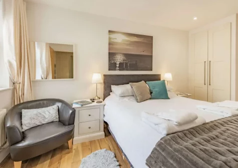 Bedroom #1 at 8 Cobourg House, Tenby