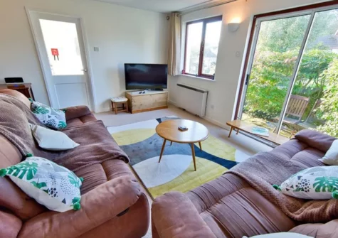 The living room at 9 Kings Court, Narberth