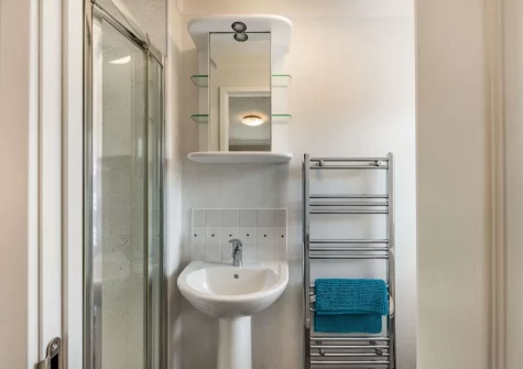 Bedroom #1 en-suite shower room at 92 Heritage Park, Stepaside