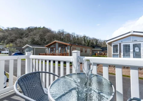 The decked terrace & outdoor sitting area at 92 Heritage Park, Stepaside