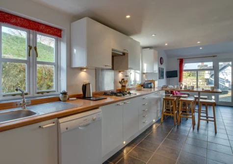 The kitchen at Ael y Bryn, Newport
