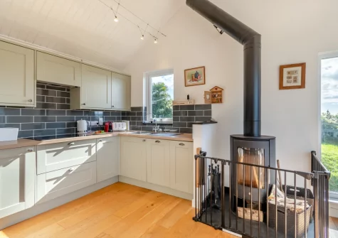 The kitchen at Aelfryn, Wisemans Bridge