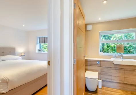 The shower room at Aelfryn, Wisemans Bridge