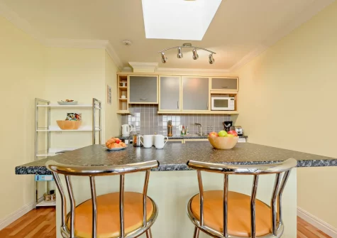 The kitchen at Aeradŵr, Broad Haven