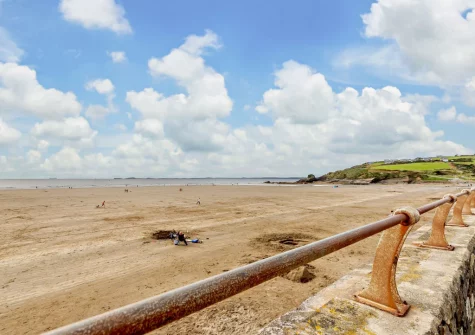 The golden sands of Broad Haven Beach is within steps when you stay at Aeradŵr, Broad Haven