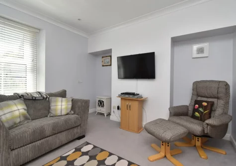 The living room at Anchor Cottage, Tenby
