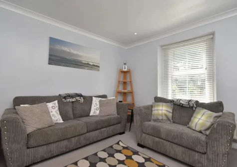 The living room at Anchor Cottage, Tenby