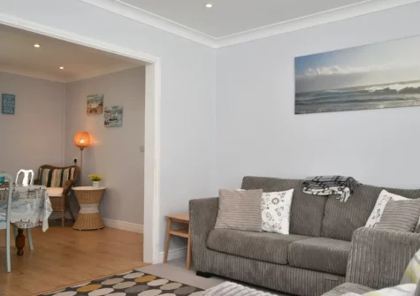 The living room at Anchor Cottage, Tenby