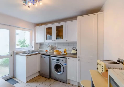 The kitchen at Anchor Cottage, Tenby