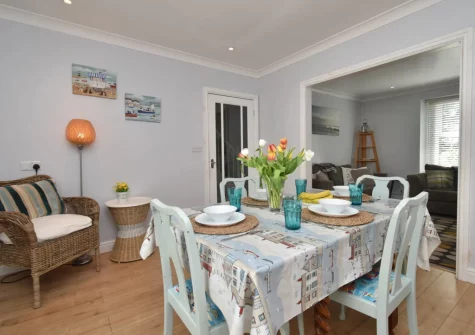 The dining room at Anchor Cottage, Tenby