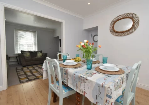 The dining room at Anchor Cottage, Tenby