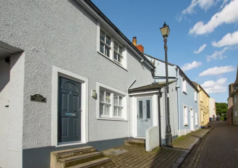Outside at Annedd Fach, Tenby
