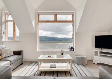 The living area at Apartment 4, The Old Stables, Aberdovey