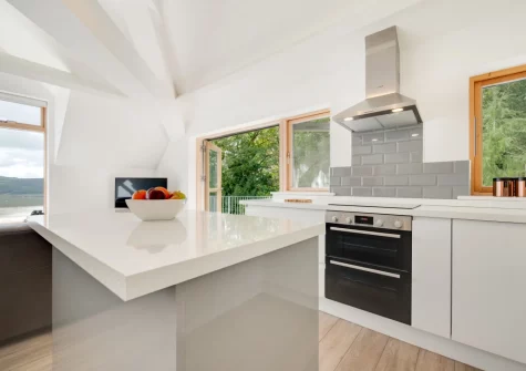 The kitchen at Apartment 4, The Old Stables, Aberdovey
