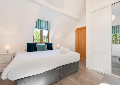 Bedroom #1 at Apartment 4, The Old Stables, Aberdovey