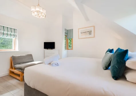 Bedroom #1 at Apartment 4, The Old Stables, Aberdovey