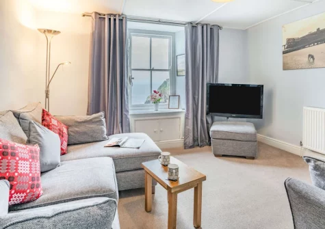 The living room at Ar Lan Y Mor, Tenby