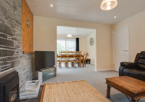 The living & dining room at Ashwood, Saundersfoot