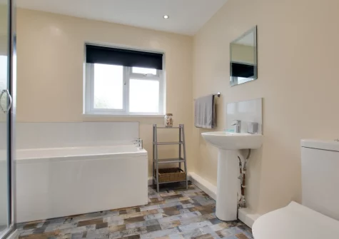 The bathroom at Ashwood, Saundersfoot