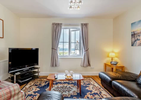 The living area at Awel Y Môr, Broad Haven