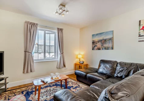 The living area at Awel Y Môr, Broad Haven