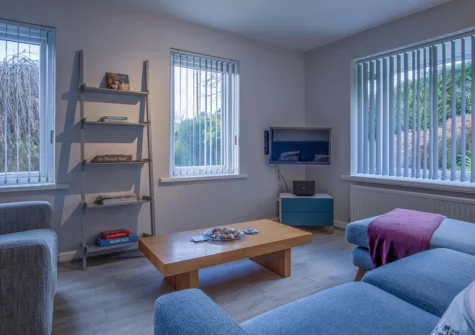 The living area at Bali Hai, Saundersfoot