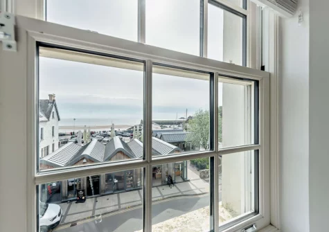 The view from the living area at Bay View, Saundersfoot