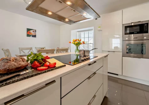 The kitchen at Bay View, Saundersfoot