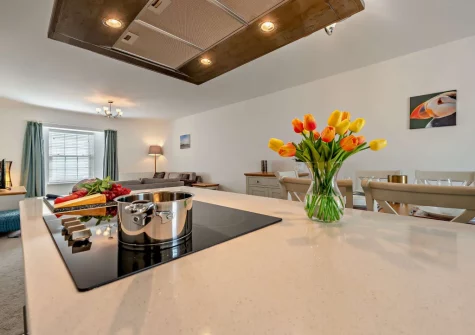 The kitchen at Bay View, Saundersfoot