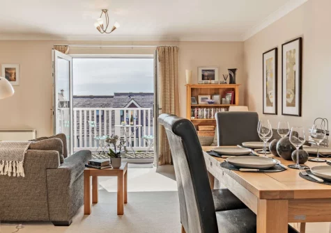 The living & dining area at Beach Haven, Broad Haven