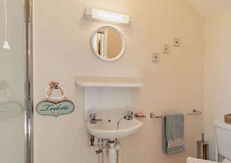 Bedroom #1 en-suite shower room at Beach Haven, Broad Haven