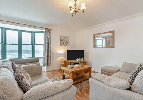 The living area at Beach View, Broad Haven