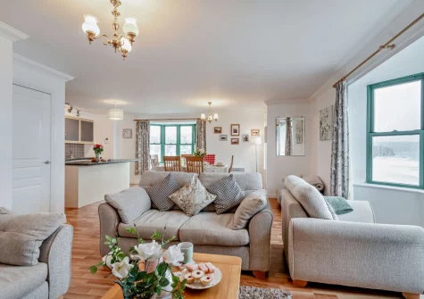 The living area at Beach View, Broad Haven