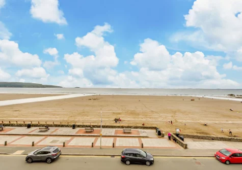 The view from the living area at Beach View, Broad Haven