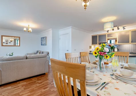 The dining area at Beach View, Broad Haven