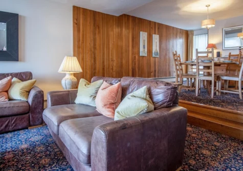 The living area at Beach View, Saundersfoot