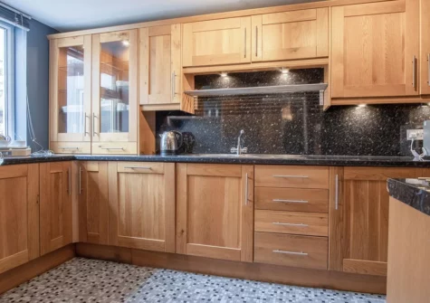 The kitchen at Beach View, Saundersfoot