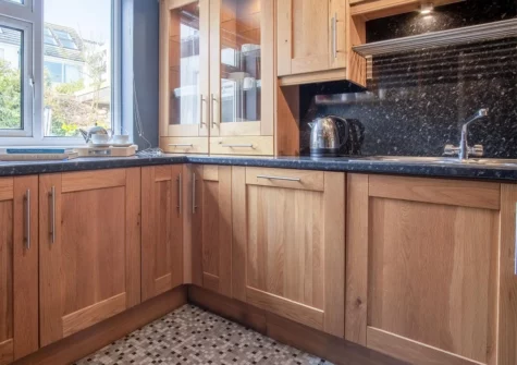 The kitchen at Beach View, Saundersfoot