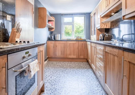 The kitchen at Beach View, Saundersfoot